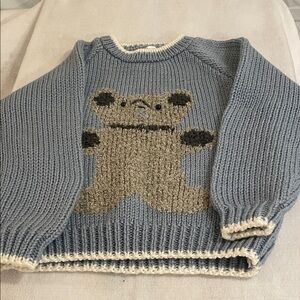 Stylish Gray Knit Sweater